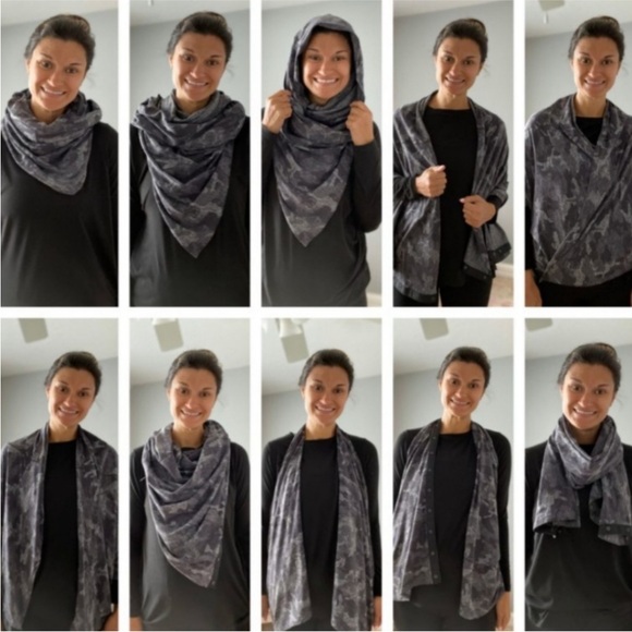 NWT LULULEMON CUSTMOZABLE SNAP SCARF - Picture 3 of 8